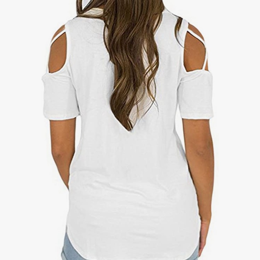Cold Shoulder Top - Picture 2 of 2